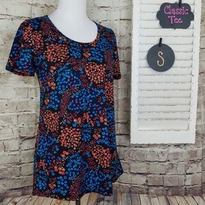 Colorful Floral LuLaRoe Classic Tee